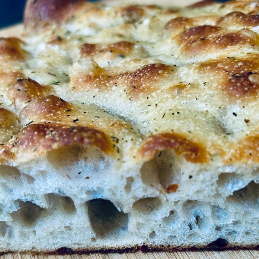 Part de focaccia (15x15cm) - mercredi